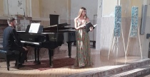 Danae Rikos (soprano) e Andrea Bevilacqua (pianoforte) in Ottiglio a luglio